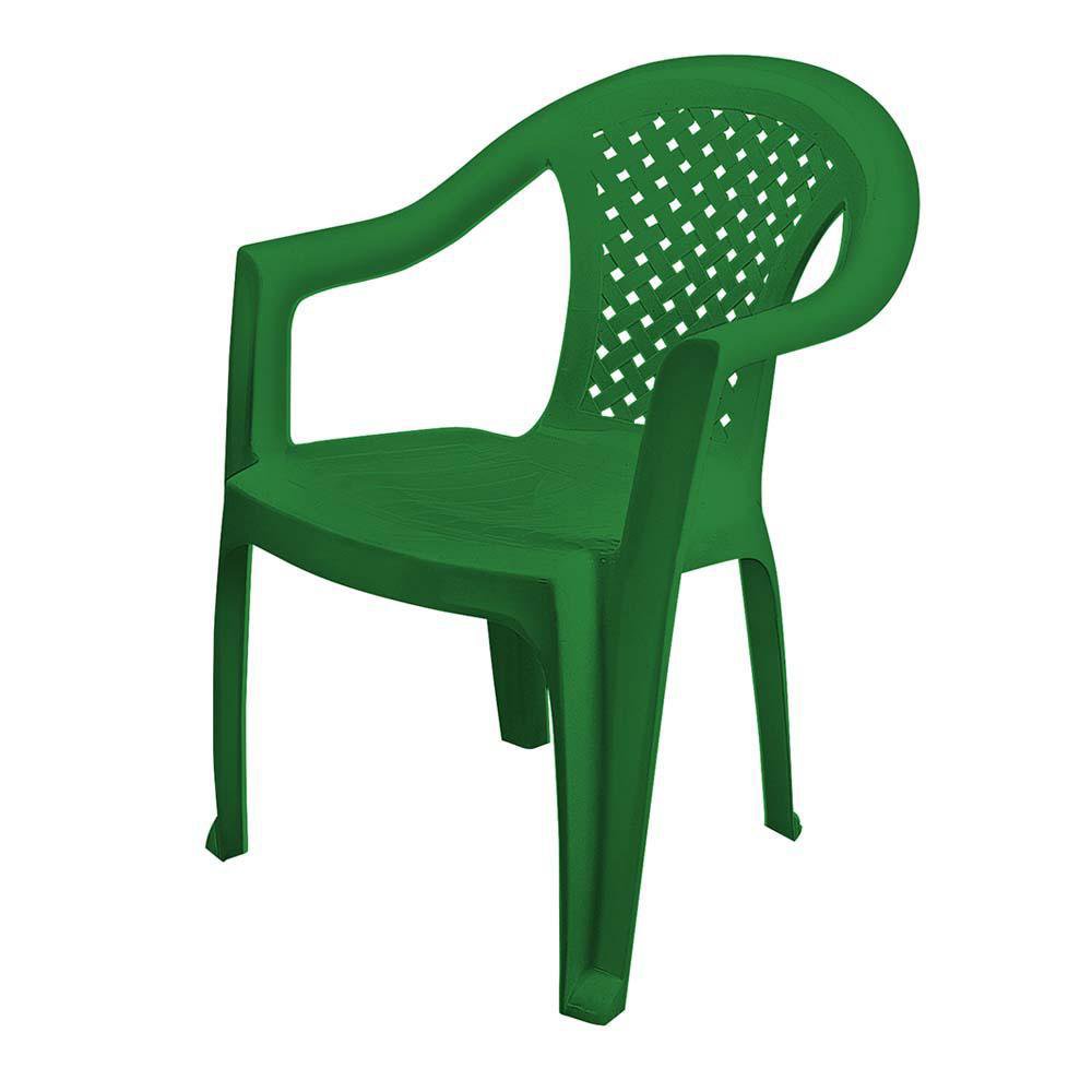 Silla de Plástico para Exterior Diseño Petatillo No. 2 - Varios Colores Verde