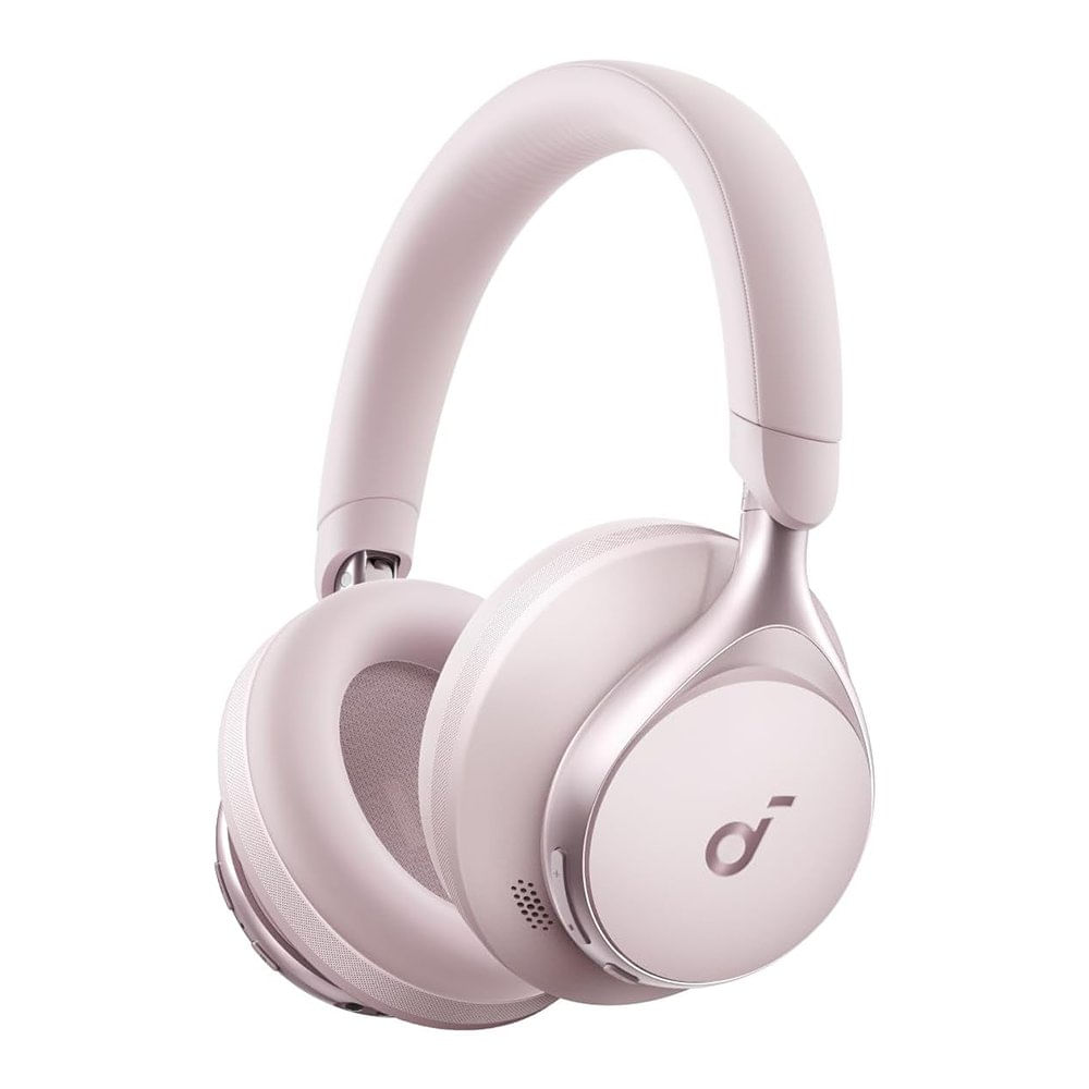 Audífonos Inalámbricos Over-Ear con Cancelación de Ruido y Bluetooth en Color Rosado
