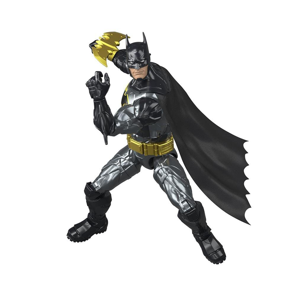 Figura de Acción Batman Crime Crusher con Sonidos, Frases y Accesorios de Combate de 12 Plg