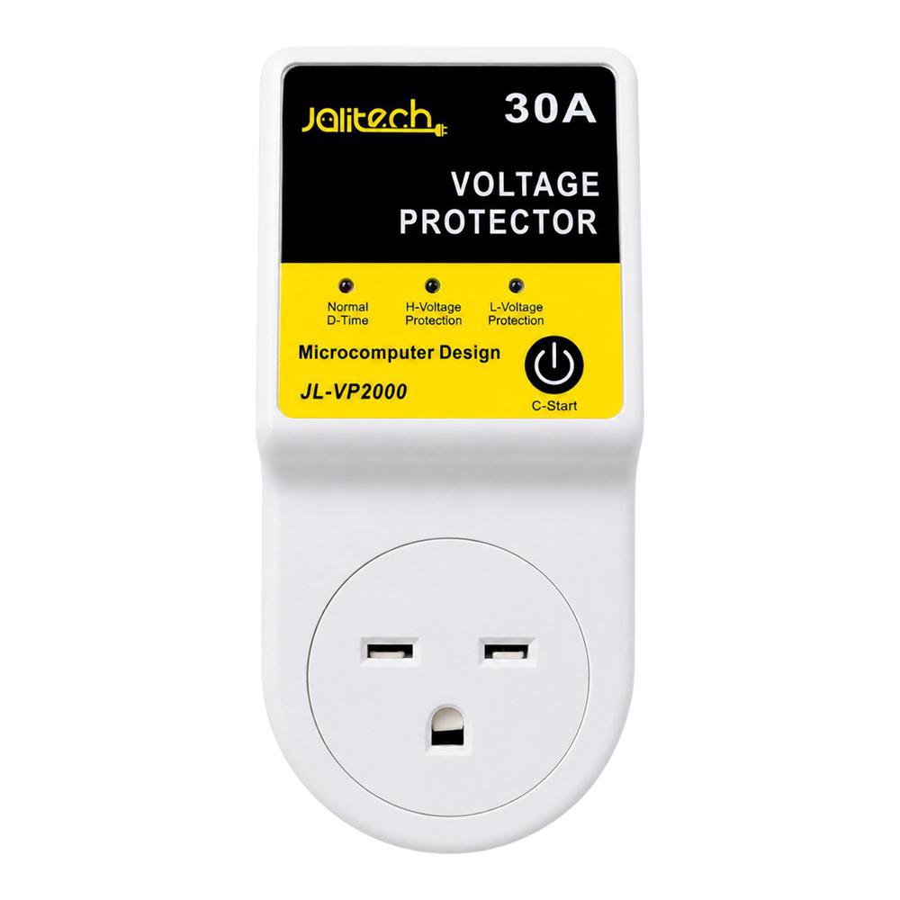 Protector de Voltaje de 30 A y 120 V en Color Blanco