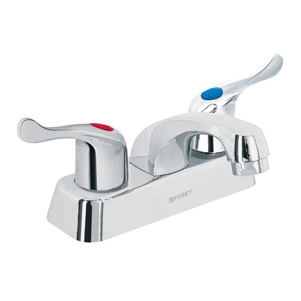 Grifo Mezclador para Lavamanos Cuello de Caño Corto 4 plg Cromo