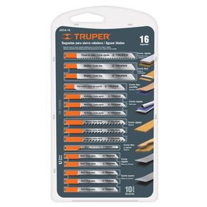 Seguetas Para Sierra Caladora 16 Pzas - Truper