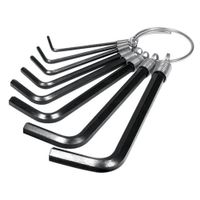 Set De Llaves Milimétricas Hexagonal Corta 8 Piezas - Pretul