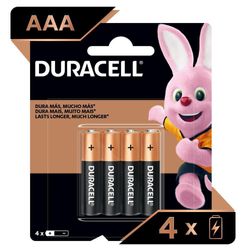 Batería Alkalina AAA 4 Pzs - Duracell