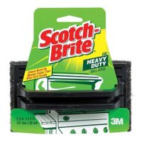 Esponja Negra Con Mango Plástico - Scotch-Brite