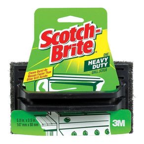 Esponja Negra Con Mango Plástico - Scotch-Brite