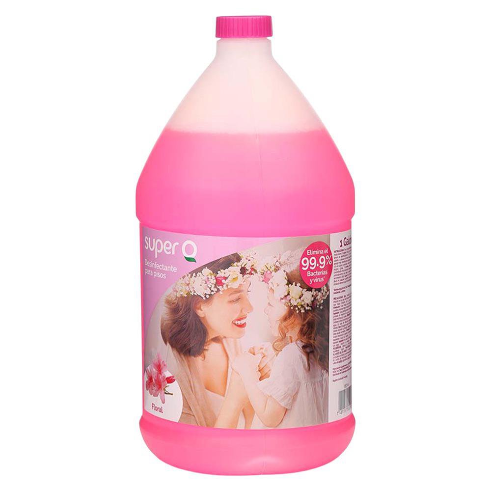 Limpiador y Desinfectante Super-Q para Piso Aroma Floral de 1 Gal