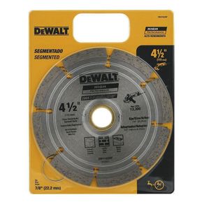 Disco Concreto/Piedra 4.5 Plg Dewalt Seg - Dewalt