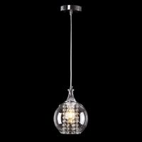 Lámpara Colgante Cromo/Vidrio 1Bombillox40Wmax - Zlumini