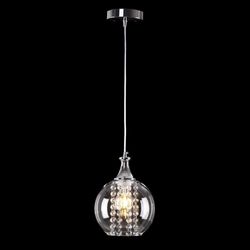 Lámpara Colgante Cromo/Vidrio 1Bombillox40Wmax - Zlumini