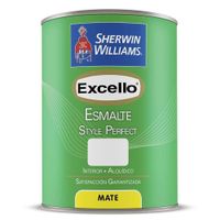 Excello Style Perfect Alquídico Mate Base Extra White 1 Gal - Sherwin Williams