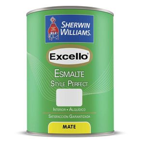 Excello Style Perfect Alquídico Mate Base Extra White 1 Gal - Sherwin Williams
