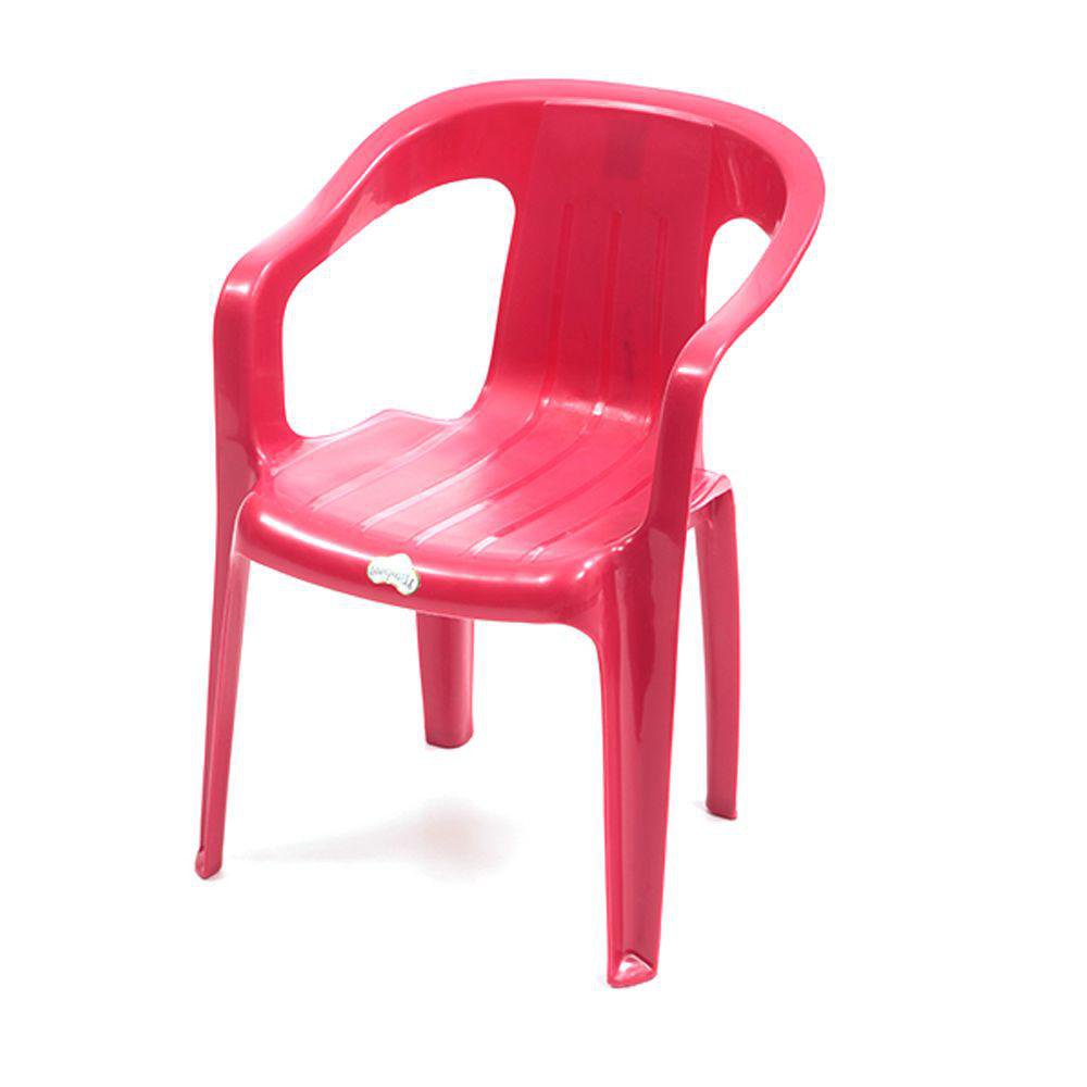 Silla Infantil Plástica - Guateplast Varios Colores Fucsia