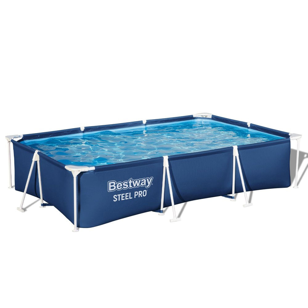 Piscina Estructural Rectangular Desmontable Steel Pro de 3 x 2 Metros y 3300 Litros