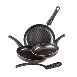 Set de Espátula y 3 Sartenes de 20-24 y 26 Cm - Cinsa