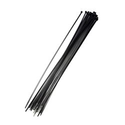 Cincho Estándar De 20 Plg Y 50 Lb Negro 25 Pzas - Volteck