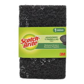 Scotch-Brite Fibra Negra Parilla 1 Unidad - Scotch-Brite