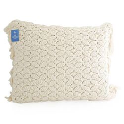 Cojin De Macrame Flores