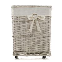 Canasta Lav Rect Con Rodos 49x40x29 Cm - Viva