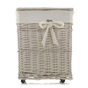 Canasta Lav Rect Con Rodos 49x40x29 Cm - Viva