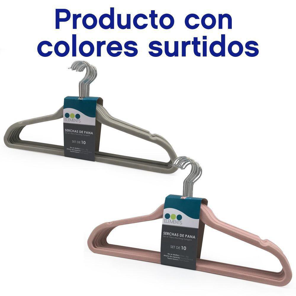 Set de 10 Serchas Multipropósito Tipo Pana Color Surtido