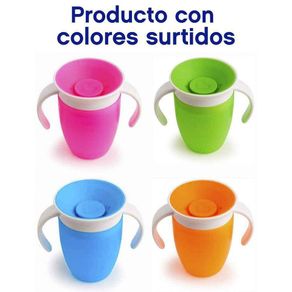 Vaso Miracle 360° Liso Con Asas 7 Oz - Munchkin