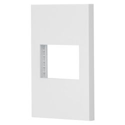 Placa De 1 Módulo Blanca - Volteck