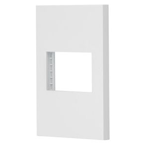 Placa De 1 Módulo Blanca - Volteck