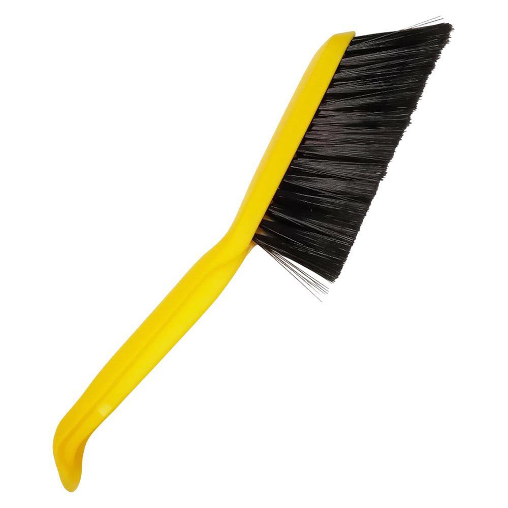 Cepillo para Polvo Mediano de Plástico Amarillo