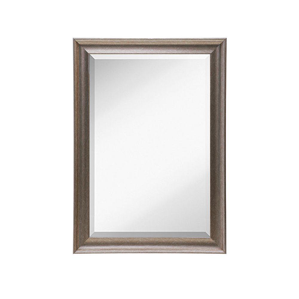 Espejo de Pared 74 x 104 cm Rectangular Marco Color Dorado Antiguo