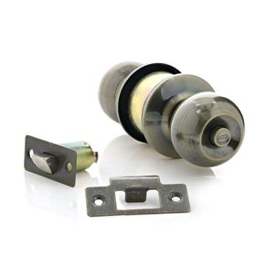 Cerradura de Esfera para Baño Latón Antiguo - Pro-Lock