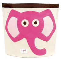 Papelera Elefante Rosa