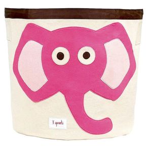 Papelera Elefante Rosa