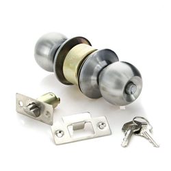 Cerradura Cilindro Esfera Dormitorio Cromo Mate - Pro-Lock