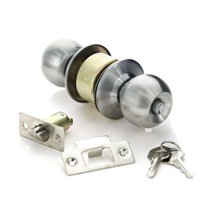 Cerradura Cilindro Esfera Dormitorio Cromo Mate - Pro-Lock
