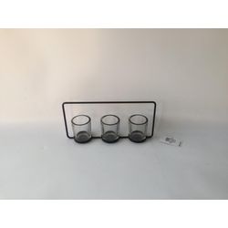 Candelero 3 Velas Con Base - Viva