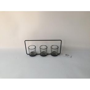 Candelero 3 Velas Con Base - Viva