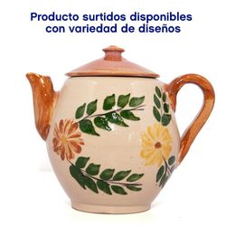 Jarra Tetera Diseño Azúl Amarillo