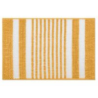 Alfombra Para Baño Chenille 20x30 Cm Amarilla