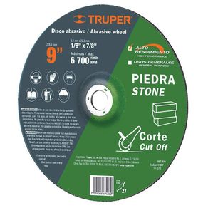 Disco Para Corte 9 Plg - Truper