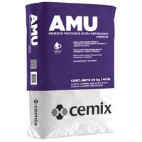 Adhesivo Amu Blanco 20 Kg - Cemix