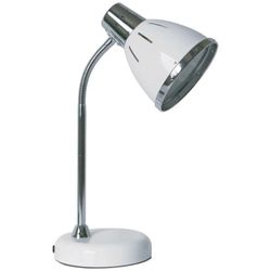 Lámpara De Escritorio Blanca 1Bombillox40Wmax - Zlumini