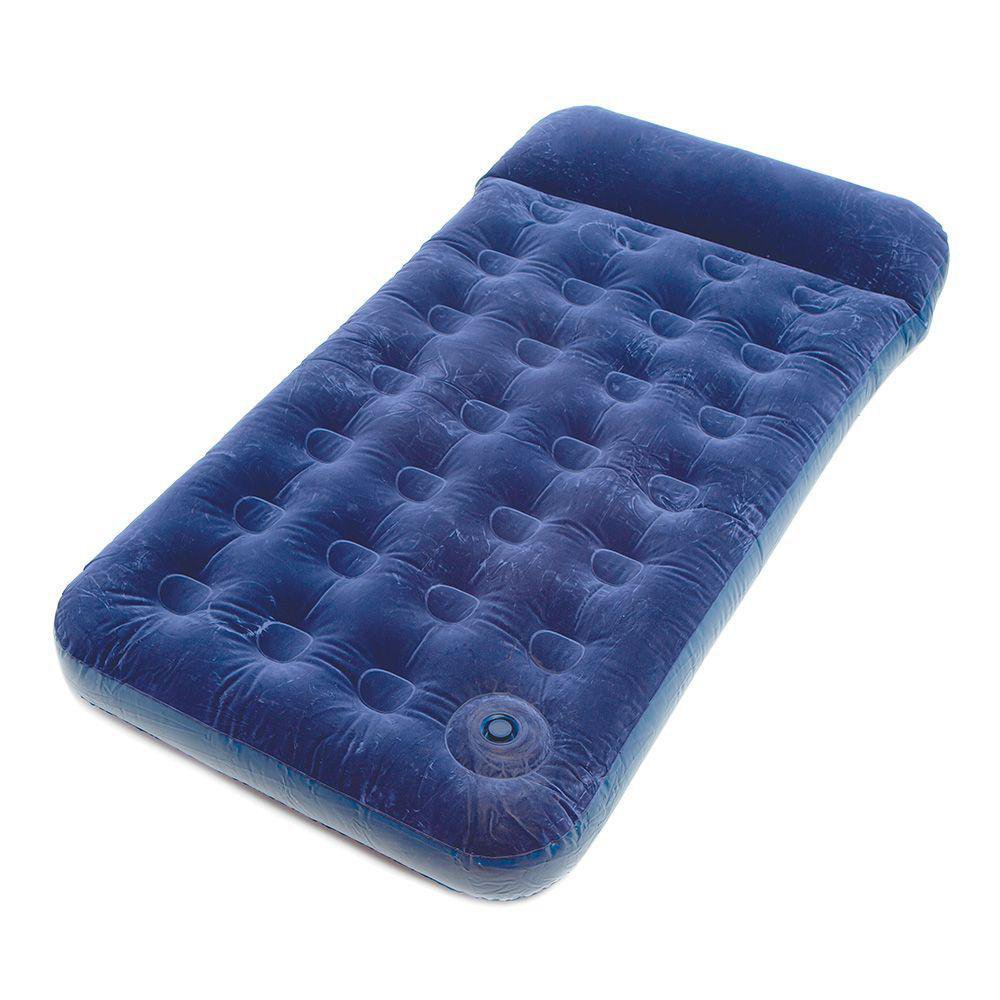 Colchón Inflable con Inflador Integrado Color Azul - Varios Tamaños Imperial