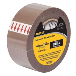 Cinta de Empaque Café de 2 Plg X 44 Yardas - Pretul