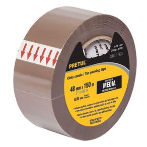 Cinta de Empaque Café de 2 Plg X 44 Yardas - Pretul
