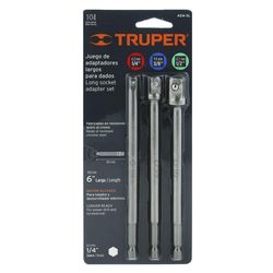 Set 3 Adaptadores Dado Largo 6 - Truper