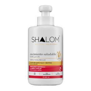 Crema Para Peinar 266 Ml Crecimiento - Shalom