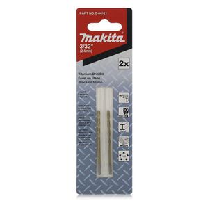 Brocas Metal/Madera 2 Piezas 3/32  - Makita
