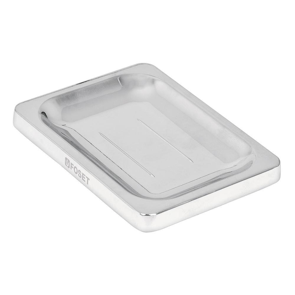 Jabonera de Empotrar Cromada 10 x 7 cm