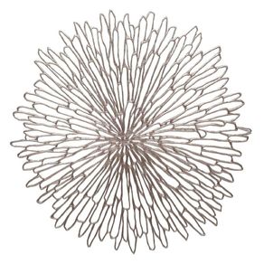 Individual Redondo 38 Cm Plateado - Chilewich